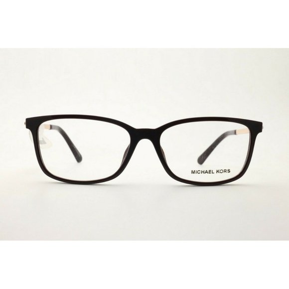Michael Kors 4060U 3344 Black Square Eyeglasses Clear Lenses 54mm main image 3